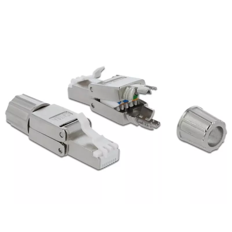 Laidinė jungtis DeLOCK 86477 RJ-45 Pilka