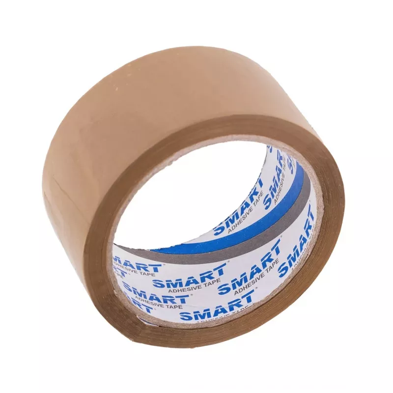 Skaidri tirpiklinė lipnioji juosta BESTPAK 48 mm x 60 m, permatomas ritinys sandarinimui ir pakavimui