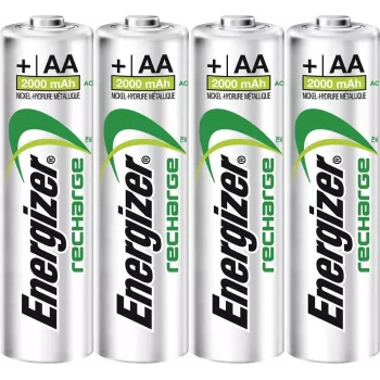 Energizer ACCU Recharge Power Plus NiMH įkraunamos AA baterijos 2000 mAh 4 vnt.