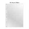 AD Class PUNCHED POCKET Cristal Clear A4 60 mikronų, dėklas 100 vnt.