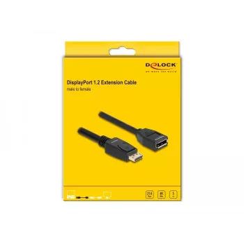 DeLOCK DisplayPort 1.2 prailginimo kabelis 4K 60 Hz 5 m