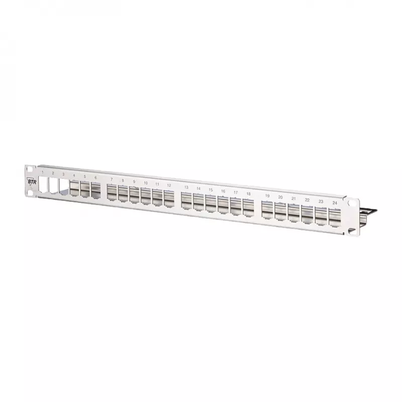 METZ CONNECT BTR E-DAT modulis 24x8(8) - korekcinis skydelis - 1U - 24 prievadai (130921-00-E)
