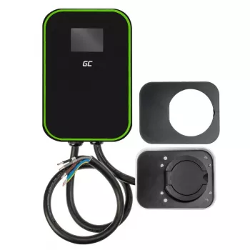 GREEN CELL WALLBOX EV POWERBOX 22KW SU LIZDU IR RFID