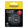 ATMINTINĖ MICRO SDHC 16GB C10/W/ADAPTER 3413470 INTENSO