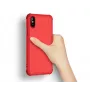 Smūgiams atsparus dėklas Devia Shark1, skirtas iPhone XS Max (6,5) — raudonas