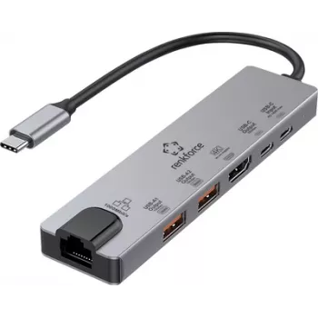 Renkforce USB-C prijungimo stotelė RF-USBH-550 Tinka prekės ženklo prijungimo stotelėms Acer Apple (RF-6649662)