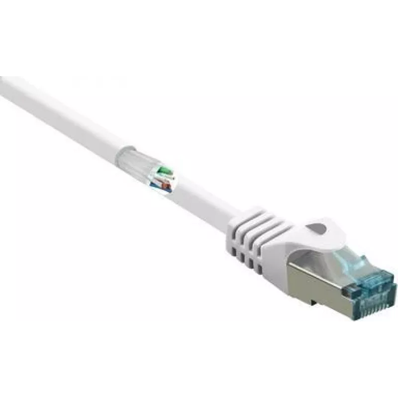 Renkforce RF-5047452 tinklo kabelis baltas 0,5 m Cat6a S/FTP (S-STP) (RF-5047452)