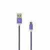 Sbox USB->Micro USB M/M 1m USB-10315U slyvų violetinis