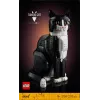 LEGO set Ideas 21349 Tuxedo Cat statybų rinkinys — kolekcinis plytų modelis, vitrininis kūrinys