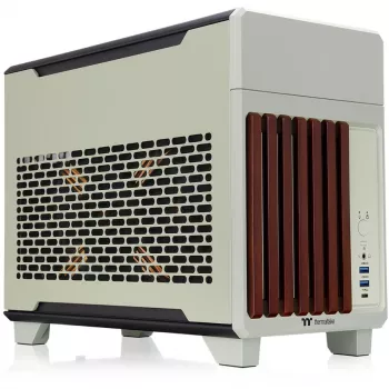 Mini korpusas THERMALTAKE TR100 WS Matcha Green kompaktiško dizaino, mini-ITX/microATX palaikymas