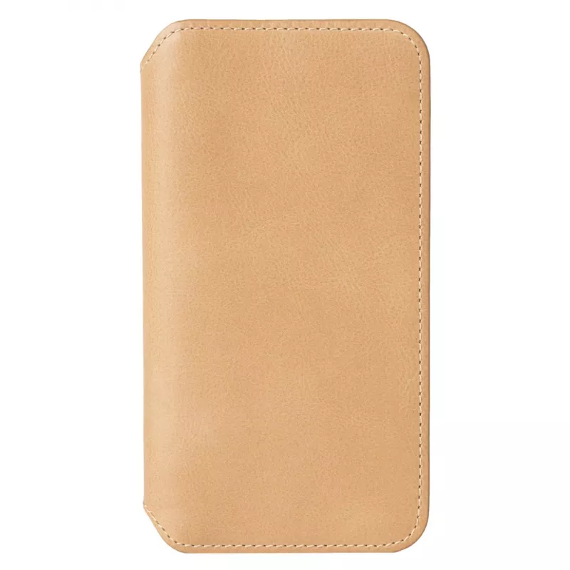 Telefono dėklas-piniginė Krusell Sunne, skirtas Apple iPhone 11 Pro Max – vintage nude, dėklas-lankstinukas su kortelių lizdais