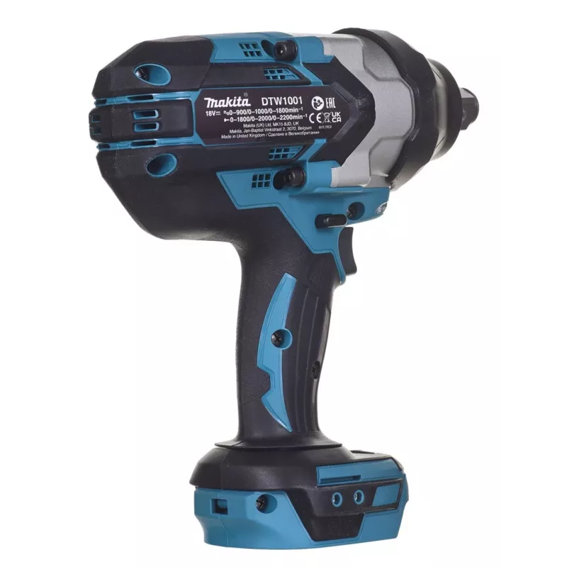 Makita DTW1001Z elektrinis atsuktuvas / smūginis suktuvas 1800 RPM juoda, mėlyna, pilka