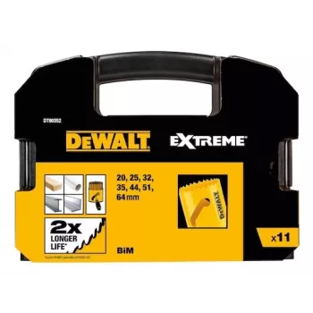 DeWALT DT90352-QZ gręžimo skylių pjūklų rinkinys 7 vnt. metalui, plastikui, medžiui
