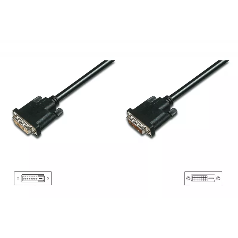 DIGITUS ASSMANN - DVI ilginimo laidas - Dual Link - DVI-D (W)