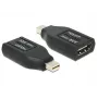 DeLOCK - Vaizdo / garso adapteris - HDMI - HDMI, 19 kontaktų (mot.) - Mini DisplayPort (pat.) - (DisplayPort 1.1) - Juodas (65552)