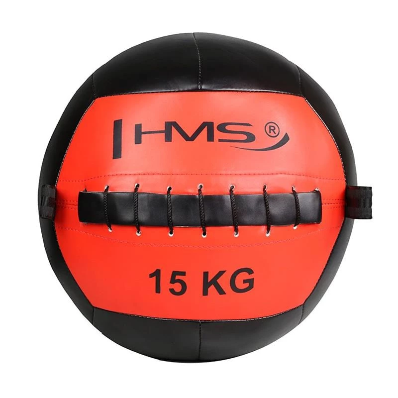 HMS Fitness WLB15 medicininio kamuolio 15 kg Juodas, Oranžinis