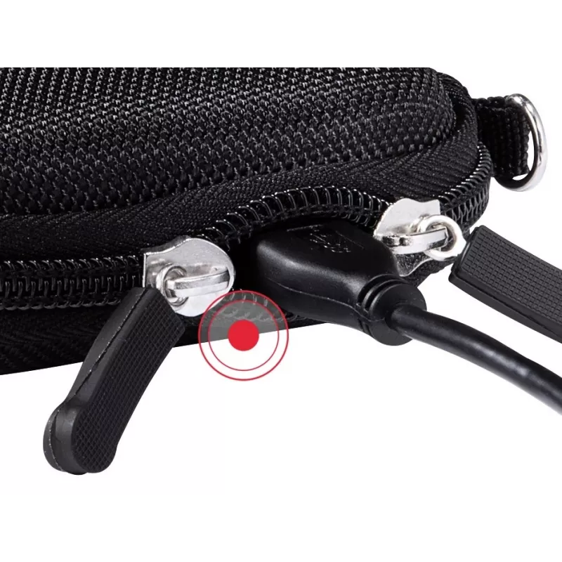 Hama 00095546 laikmenų dėklas Pouch case EVA (etileno vinilo acetatas) Juoda