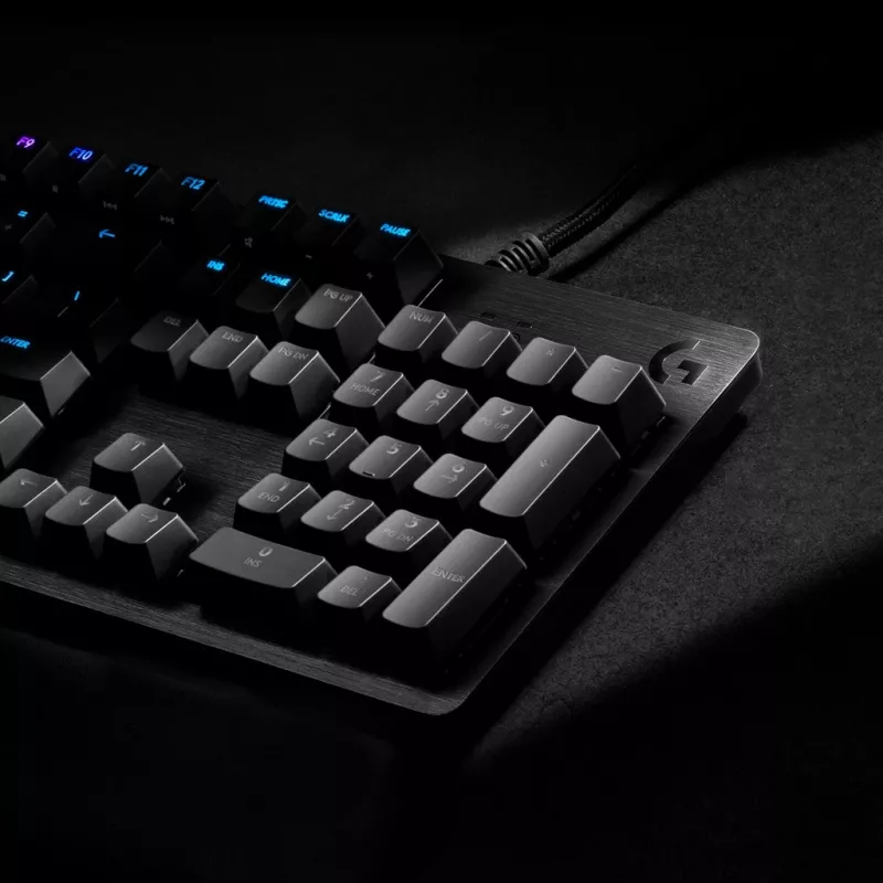 Logitech G512 žaidimų klaviatūra, juoda, laidinė, šveicariška, 920-009347