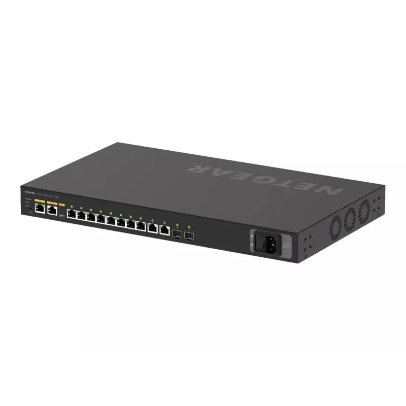 NETGEAR M4250-10G2XF-PoE++ valdomas L2/L3 Gigabit Ethernet (10/100/1000) maitinimas per Ethernet (PoE) 1U juoda