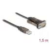 Adapter USB 2.0 Type-A į Serial RS-232 D-Sub 9 kontaktų kištukas DeLOCK 62646