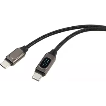 Renkforce RF-6249292 USB kabelis, sidabrinis
