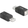 DeLOCK 67202 kabelių jungčių adapteris USB Type-A USB Type-B juodas