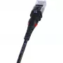 Tinklo kabelis PatchSee TP-6A-U/6 juodas 1,8 m Cat6a F/UTP