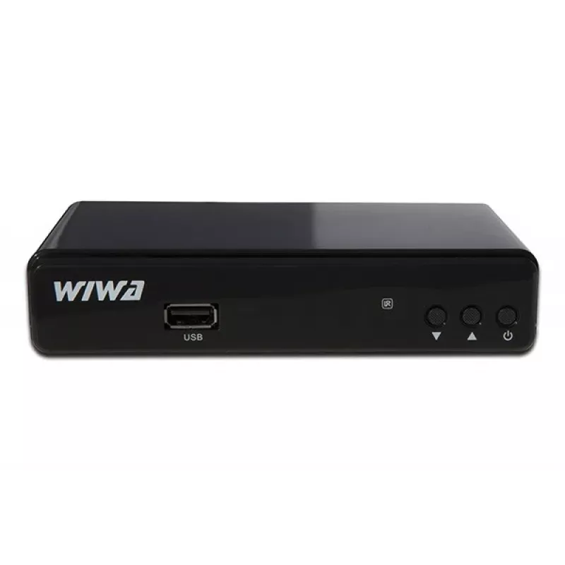 WIWA 2_275294 DVB-T/DVB-T2 HD priedėlio imtuvas, 1 imtuvas, 470–860 MHz, HDMI 1.3, USB 2.0, SCART, juodas