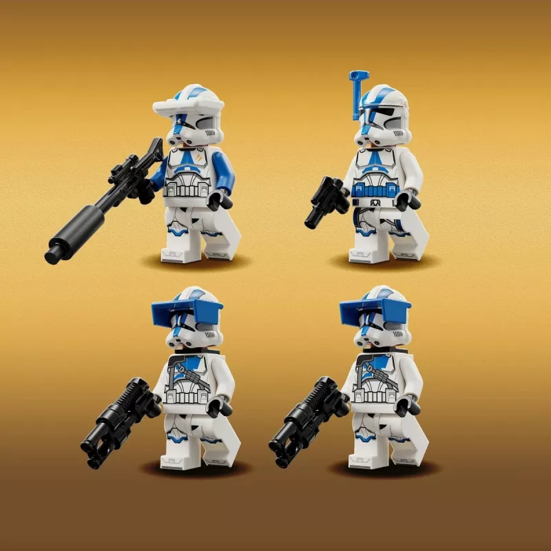 LEGO 75345 Star Wars 501-osios klonų karių kovos rinkinys, statomas žaislas