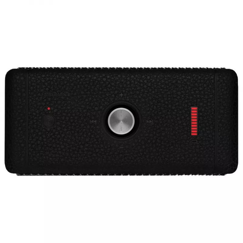 Nešiojamas Bluetooth garsiakalbis Marshall Emberton II Juoda Steel — kompaktiško dizaino, belaidis garsas