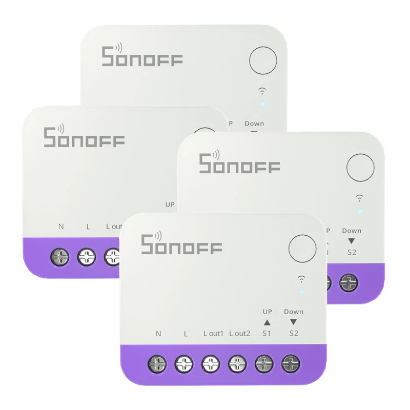 Sonoff MINI-RBS WiFi išmanusis mini roletų jungiklis (4 vnt.)