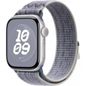 42 mm pilkai mėlynas „Nike Sport Loop“