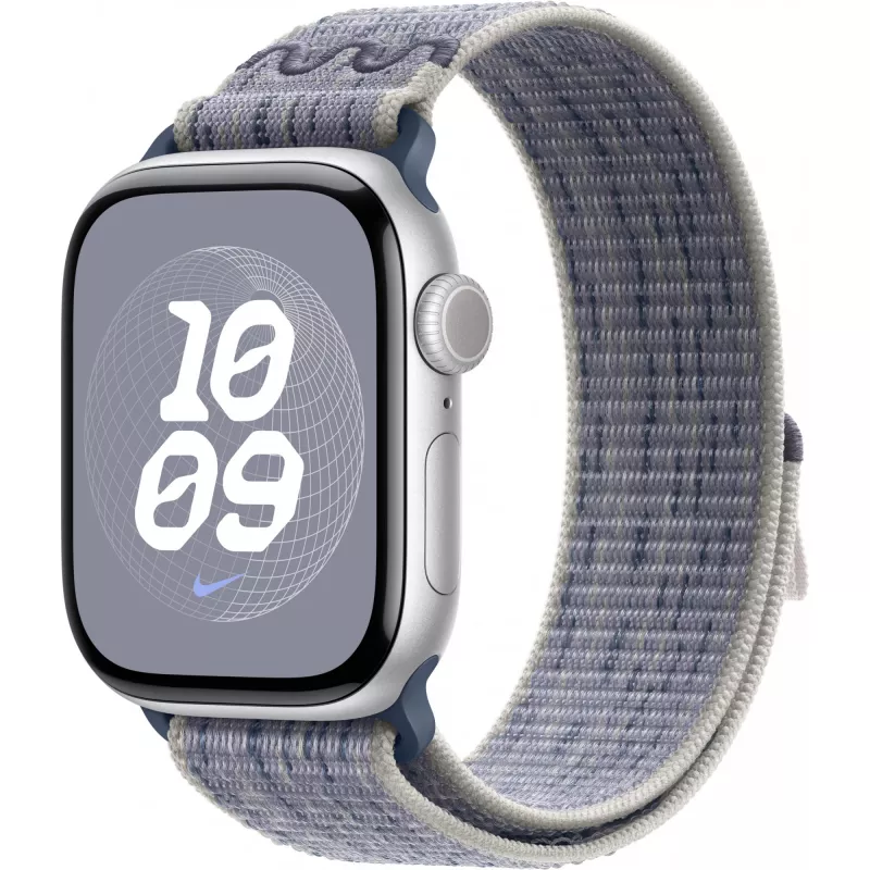 42 mm pilkai mėlynas „Nike Sport Loop“
