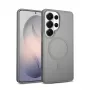 Crong hibridinis matinis magnetinis dėklas Samsung Galaxy S26 Ultra — TPU / PC, pilkas