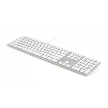 Klaviatūra Matias FK318B-UK Aliumininis Mac Hub 2xUSB Space Gray — Mechaninė Mac suderinama klaviatūra su integruotu USB šakotuvu