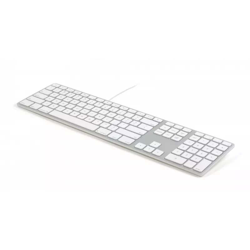 Klaviatūra Matias FK318B-UK Aliumininis Mac Hub 2xUSB Space Gray — Mechaninė Mac suderinama klaviatūra su integruotu USB šakotuvu