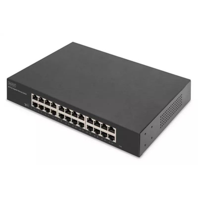 Nevaldomas komutatorius Digitus DN-80113-2 24 prievadų Gigabit Ethernet 19 colių