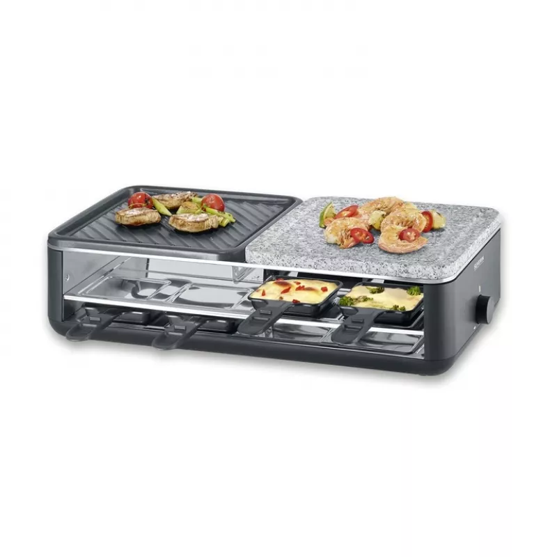 Raclette Grill Severin RG 2366 8 asmenims 1300 W Juoda