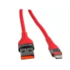 Laidas USB A-Lightning 1m raudonas
