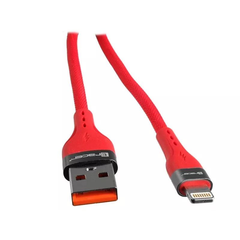 Laidas USB A-Lightning 1m raudonas