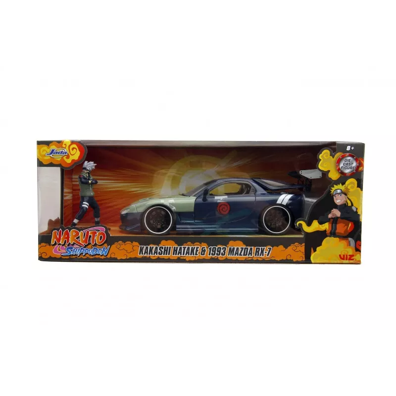 Jada Toys NARUTO - Kakashi Hatake & 1993 Mazda RX-7-1:24