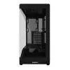 Kompiuterio korpusas Lian Li Vector V100 Midi Tower — juodas su permatomu skydeliu, palaiko 3×120 mm šoninius + 1×120 mm galinį ventiliatorius, 3,5 colio HDD, 2,5 colio SSD, 235,5×446×484,6 mm