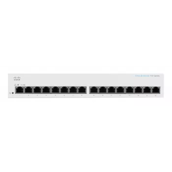 Switch, Cisco CBS110 nevaldomas L2 Gigabit Ethernet 16x RJ-45 (10/100/1000), 1U, 32 Gbps