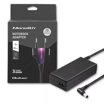 Notebook Qoltec maitinimo šaltinis Pour Acer 65w 3.42a 19v 5.5x2.5 50016.65w