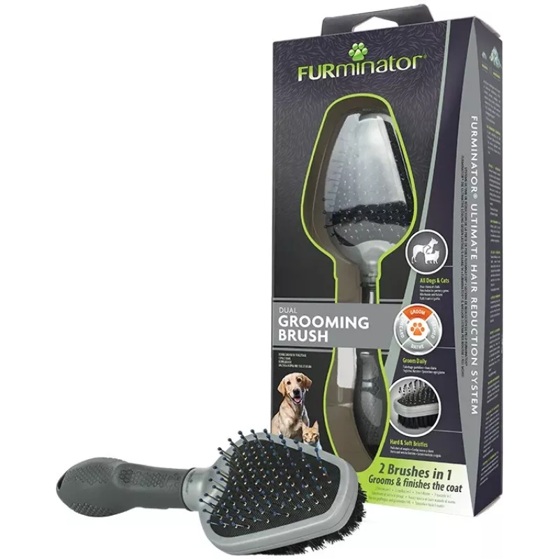 FURminator - dvipusis šepetys šunims ir katėms