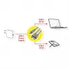 ROLINE - USB kabelis - 24 kontaktų USB-C (V) į 24 kontaktų USB-C (V) - USB 2.0 - 1,85 m - USB maitinimo šaltinis (100 W) - juoda (11.02.8308)