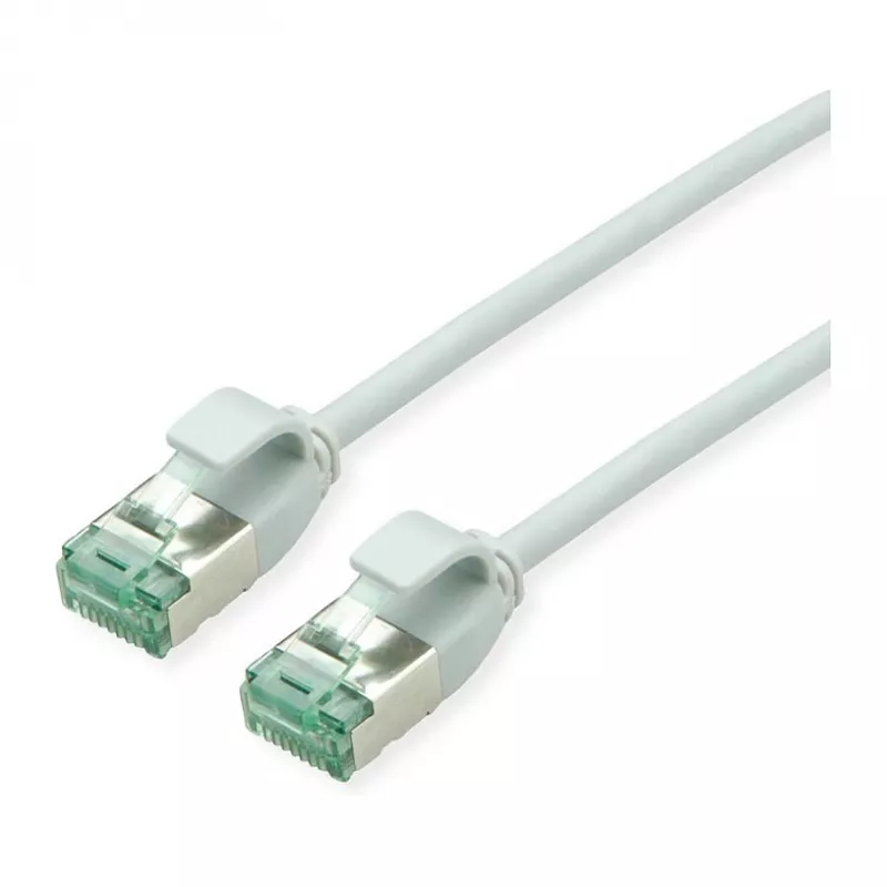 ROLINE RM U/FTP DataCenter komutacinis kabelis Cat.6A (EA klasė), plonas, pilkas, 0,15 m