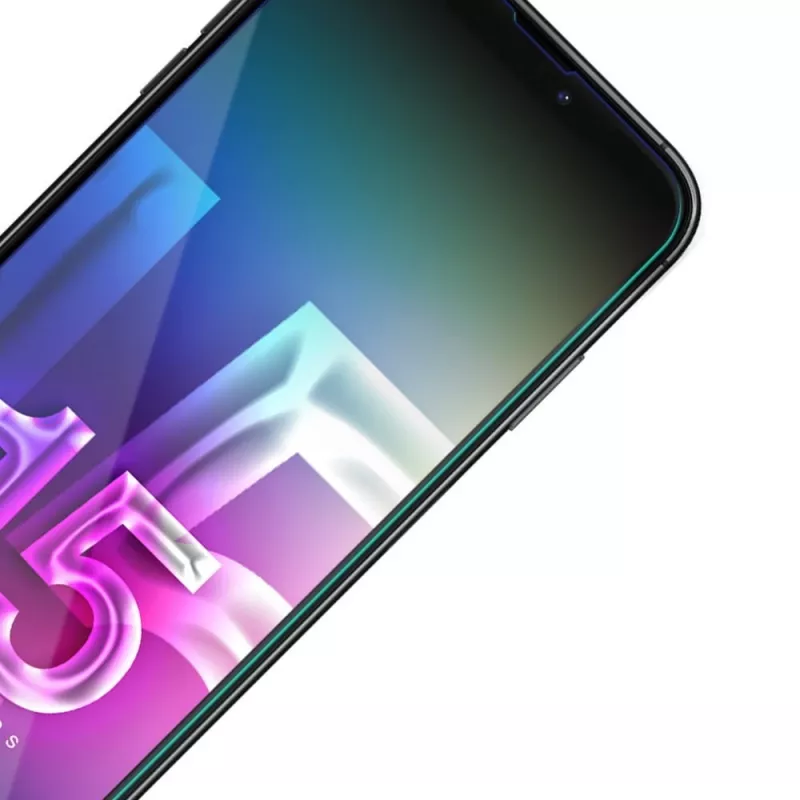 Grūdinta lanksti ekrano apsauga 3MK FlexibleGlass Pro, skirta Apple iPhone 15 – skaidri, atspari įbrėžimams