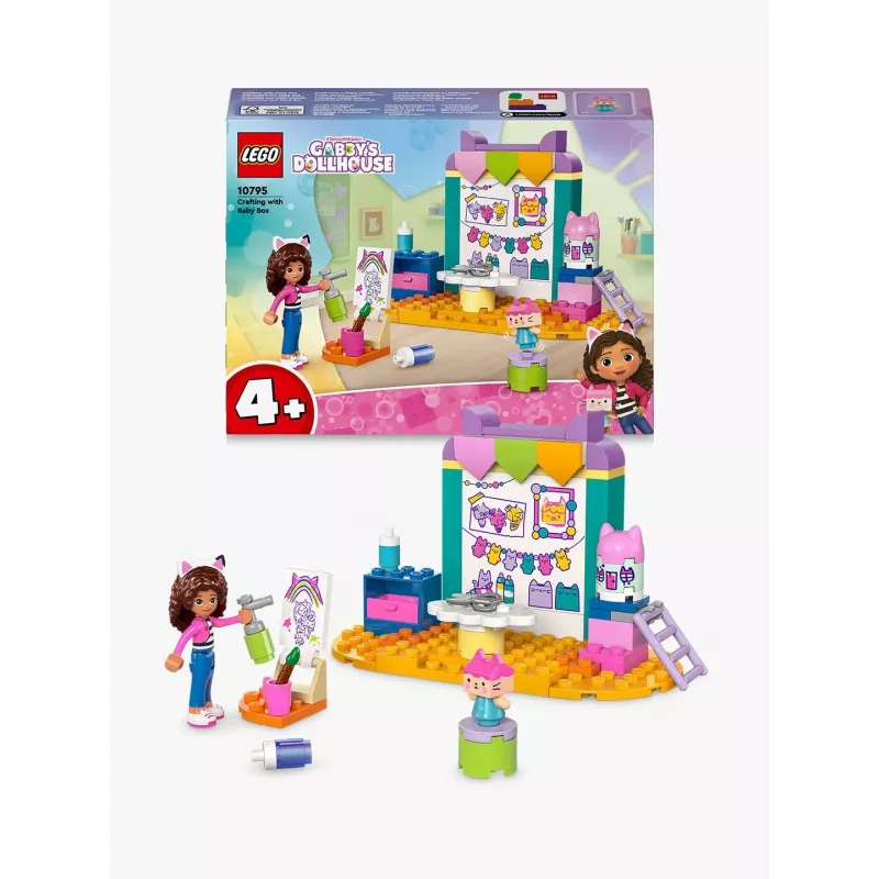 LEGO GABBY’S DOLLHOUSE 10795 Kūryba su Baby Box