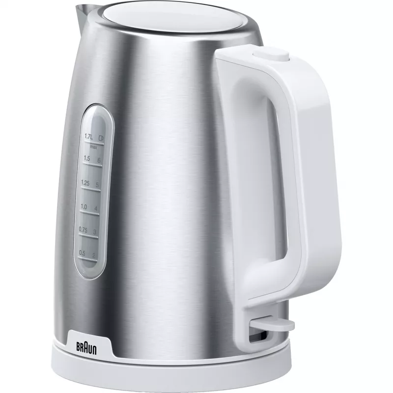 Braun WK 1500 elektrinis virdulys 1,7 L 2200 W Nerūdijantis plienas, Balta
